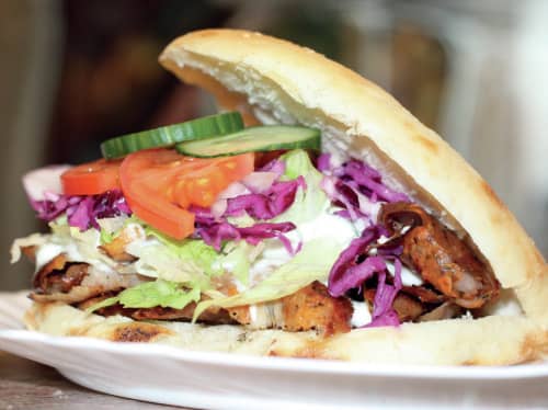 Fresh gluten-free Döner